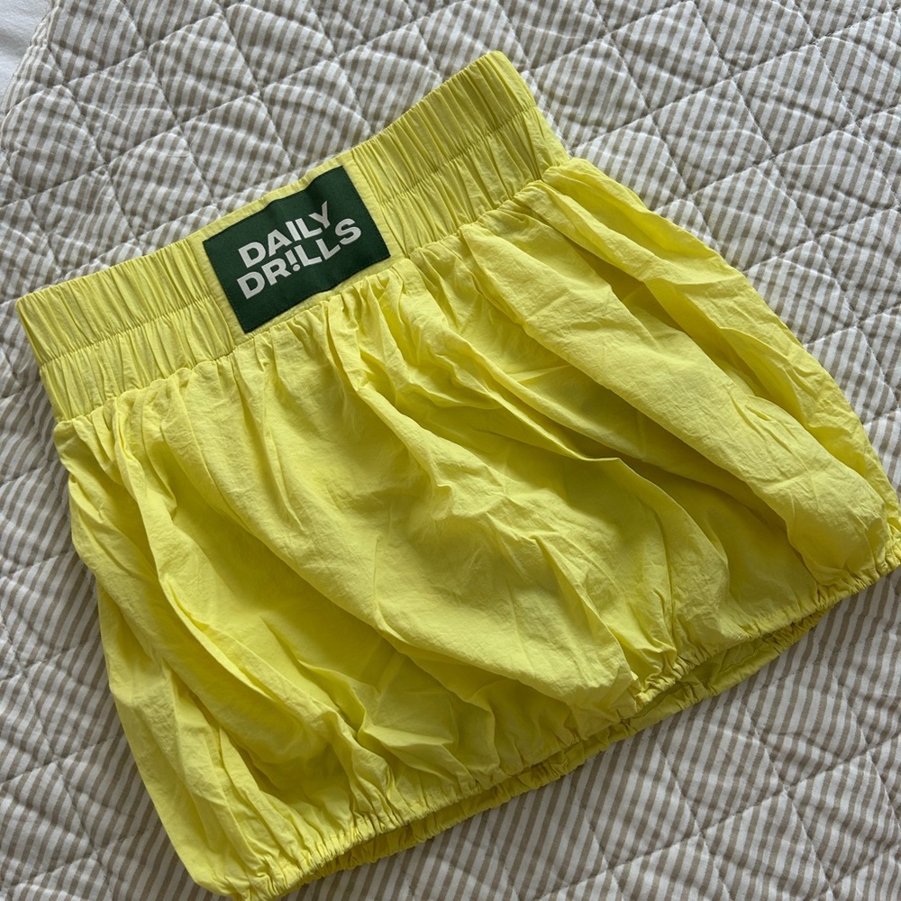Daily Drills Yellow Skirt